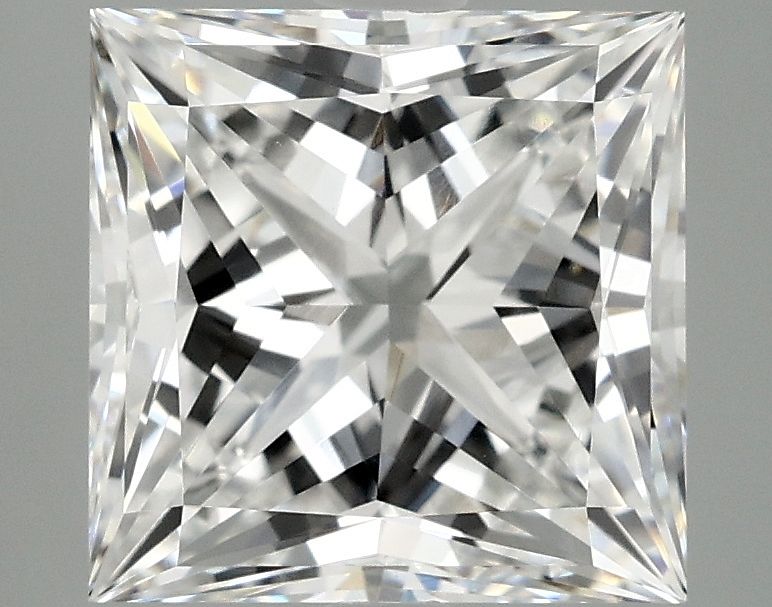 4.02 ct. princess Lab Grown Diamond front image
