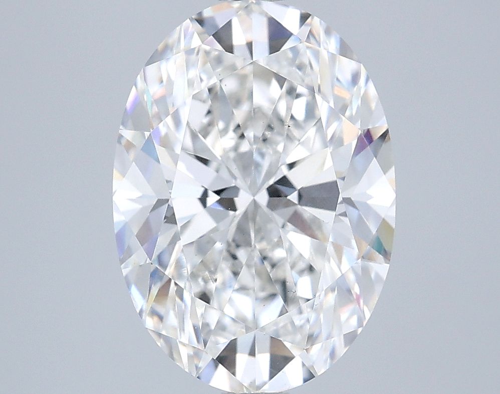 3.70 ct. oval Lab Grown Diamond front image