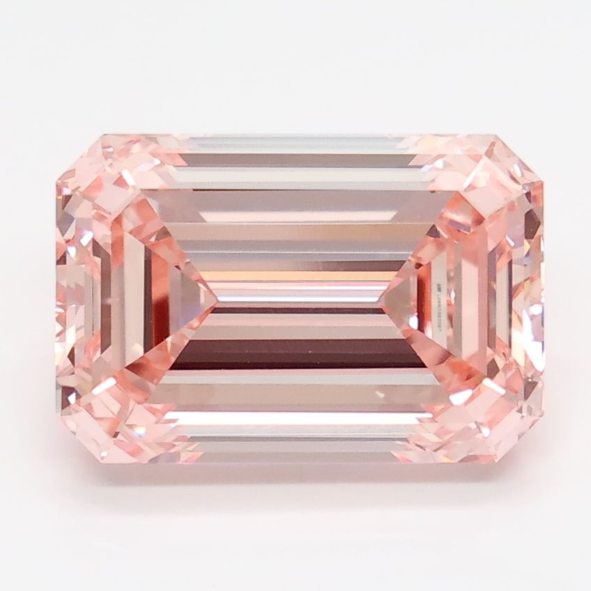 5.21 ct. emerald Lab Grown Diamond front image