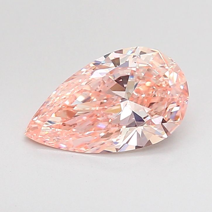 1.08 carat fancy intense pink VS2 EX Cut IGI pear diamond