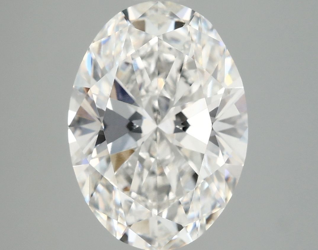 3.85 ct. oval Lab Grown Diamond front image