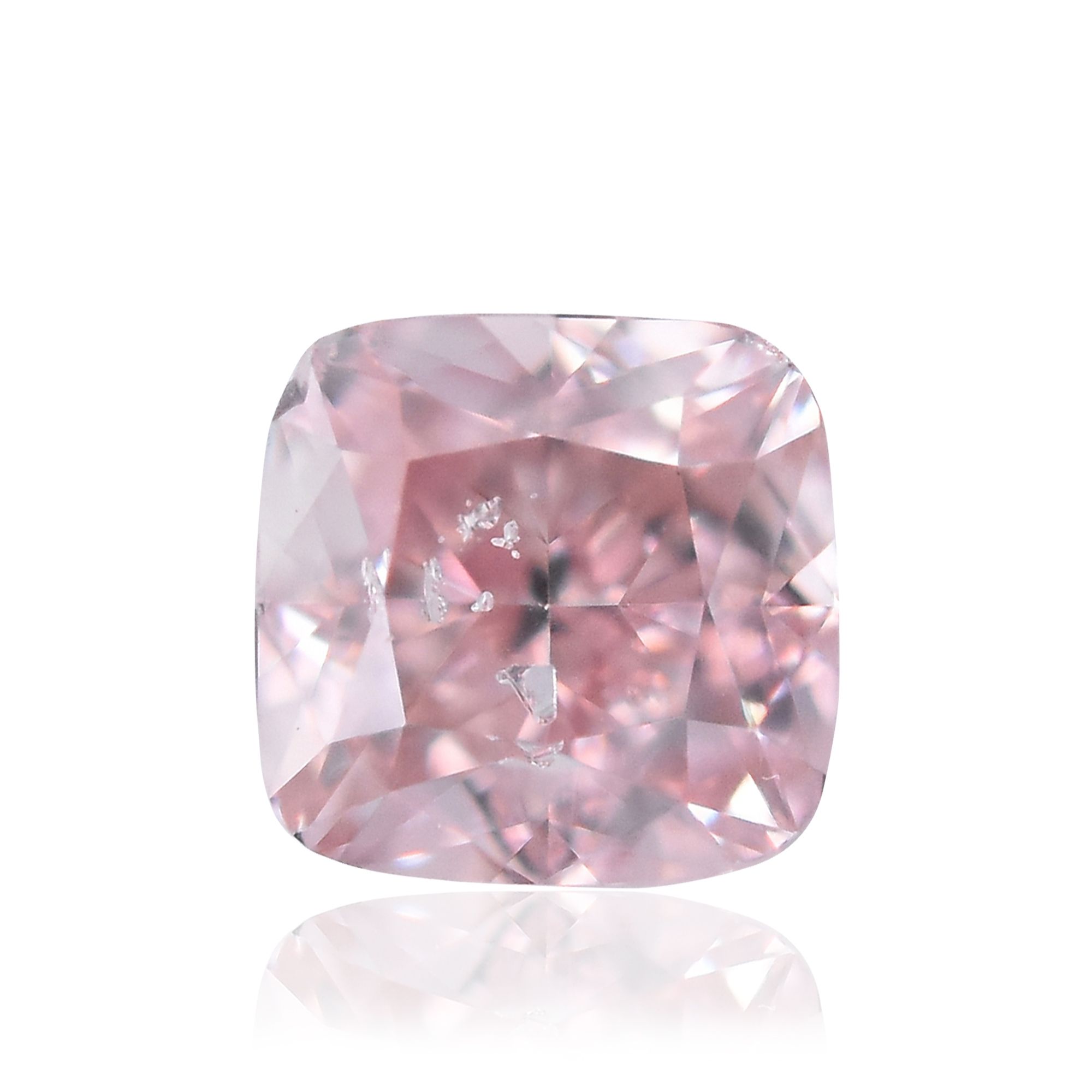 0.23 Carat Cushion brilliant Diamond Fancy  Pink I1