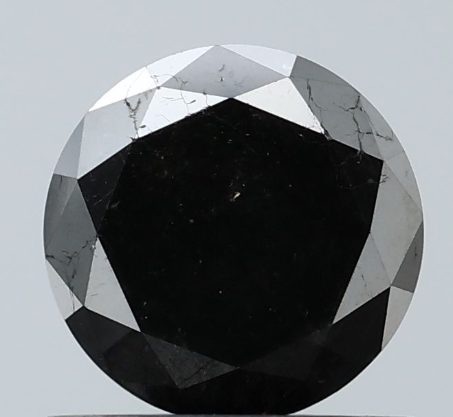 0.93 Carat Round Diamond Black VS2