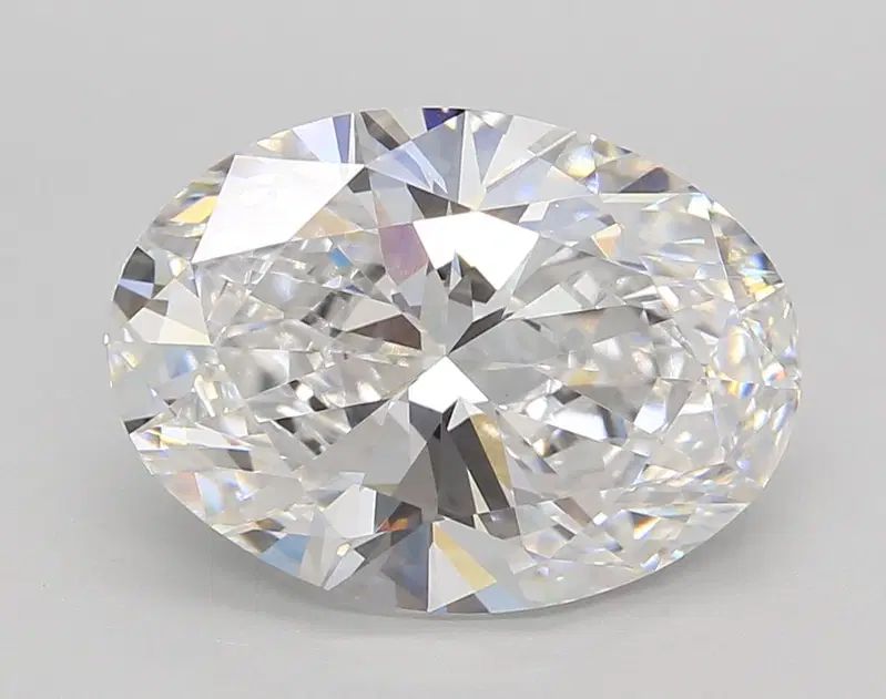 5.01 ct. oval Lab Grown Diamond front image