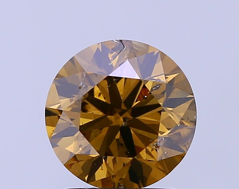 2.03 Carat Round Diamond Fancy Brown SI2