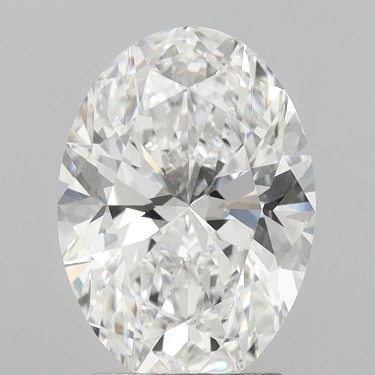 3.01 ct. oval Lab Grown Diamond front image