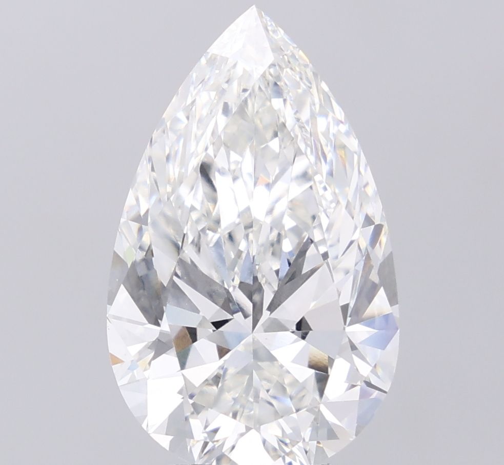 7.04 ct. pear Lab Grown Diamond front image