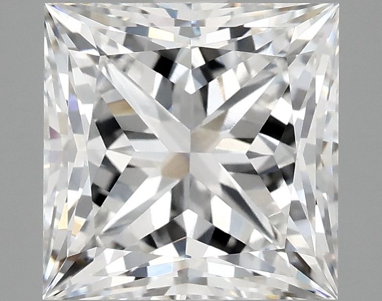 4.10 ct. princess Lab Grown Diamond front image