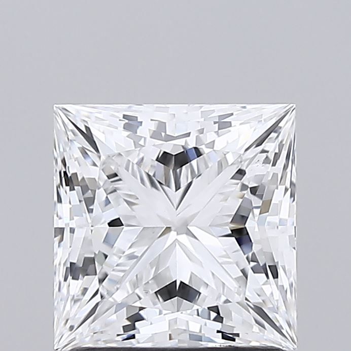 1.56 ct. princess Lab Grown Diamond front image