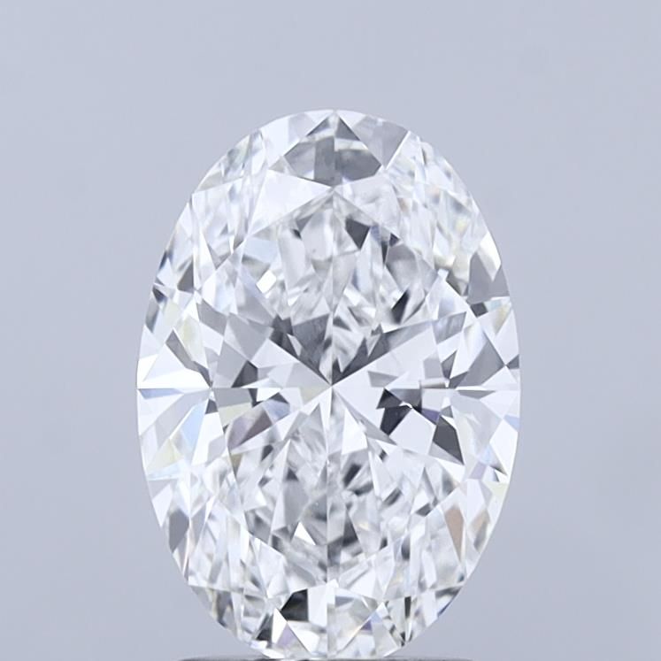 2.05 ct. oval Lab Grown Diamond front image