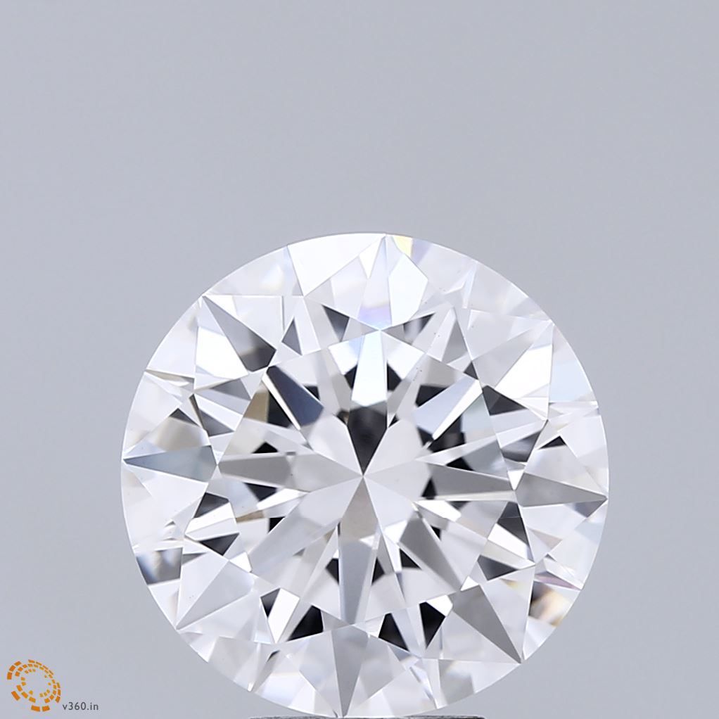 5.55 ct. round Lab Grown Diamond front image