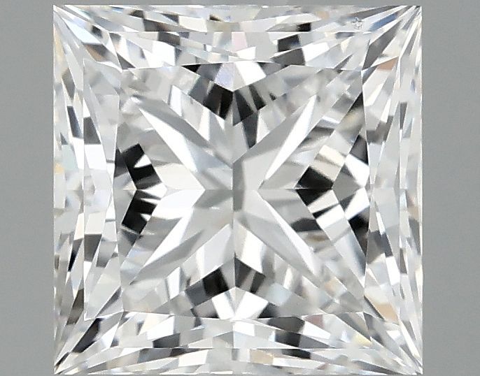 2.10 ct. princess Lab Grown Diamond front image