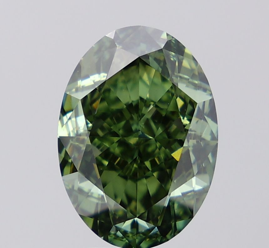 7.04 ct. oval Lab Grown Diamond front image