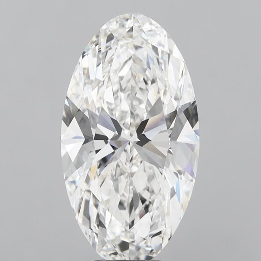 6.04 ct. oval Lab Grown Diamond front image