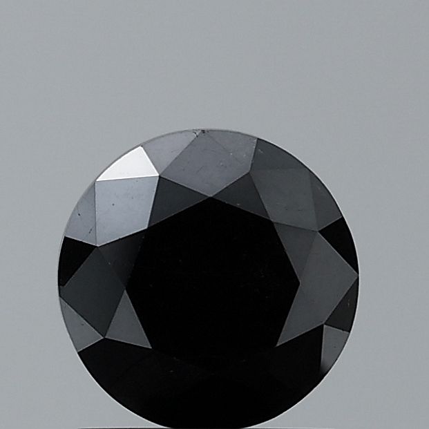 0.75 Carat Round Diamond Fancy Black VVS2