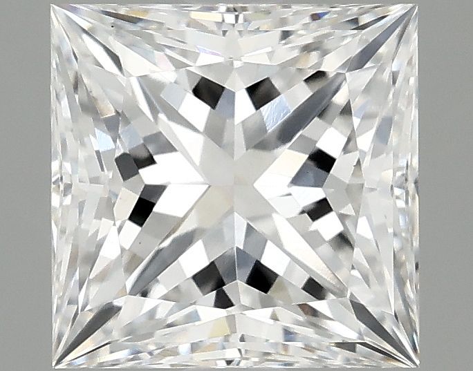 2.10 ct. princess Lab Grown Diamond front image