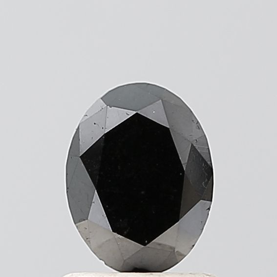 0.92 Carat Oval Diamond Black VS2