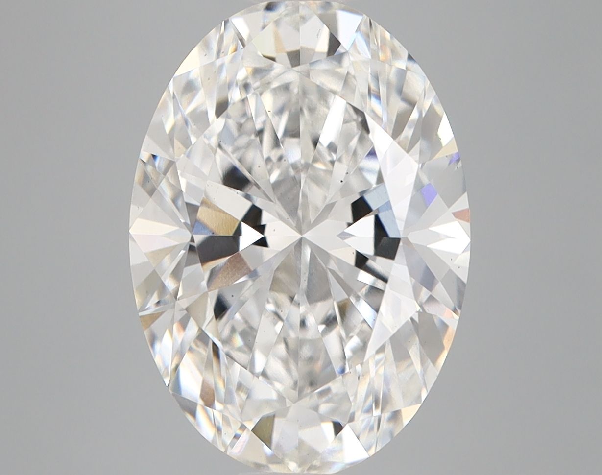 5.09 ct. oval Lab Grown Diamond front image