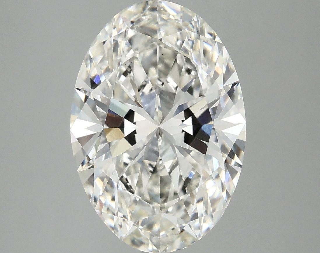 3.92 ct. oval Lab Grown Diamond front image