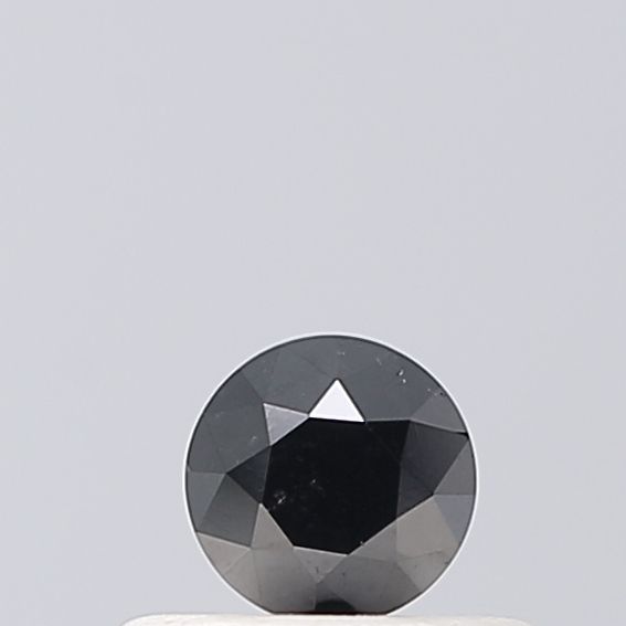 0.32 Carat Round Diamond Black VVS2