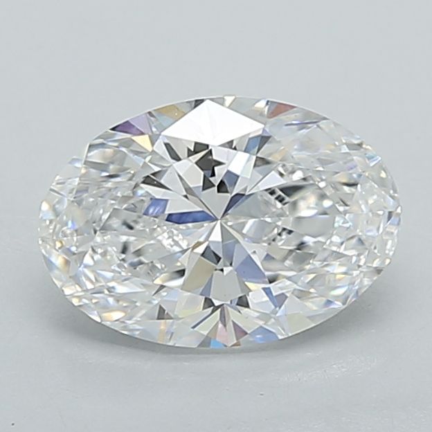 1 ct lab-grown Oval Diamond