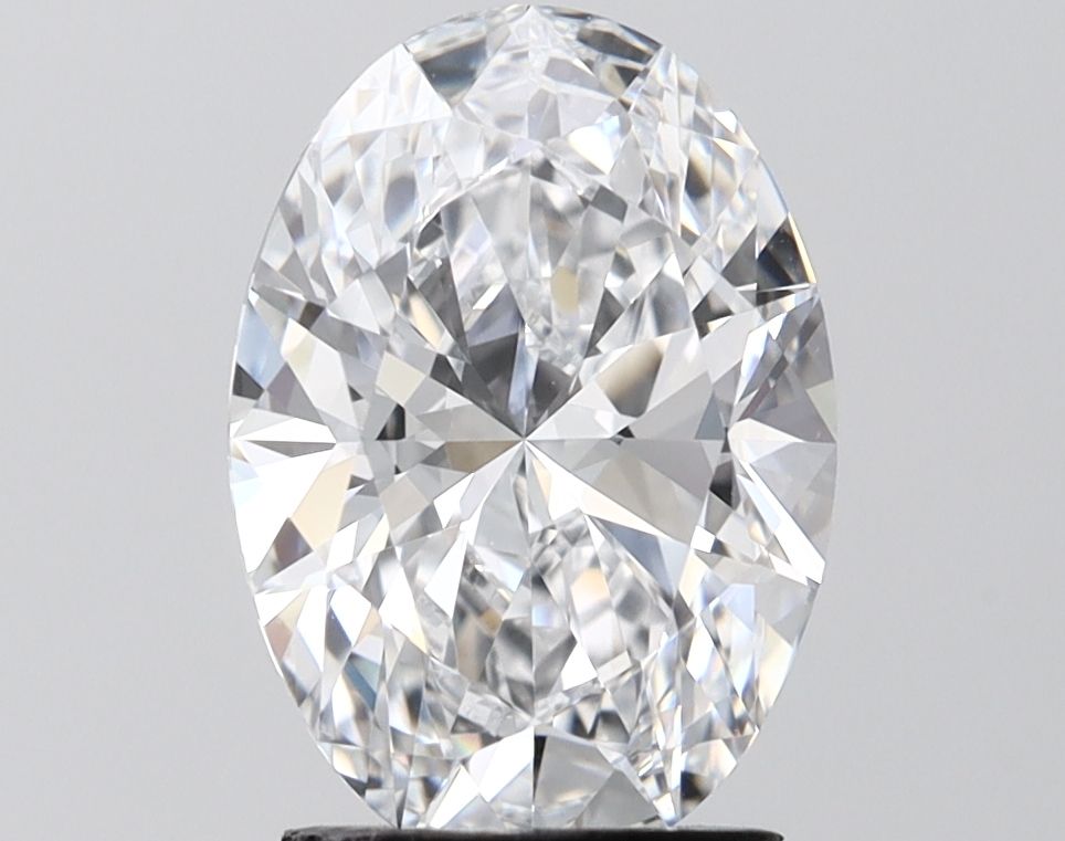 2.85 ct. oval Lab Grown Diamond front image