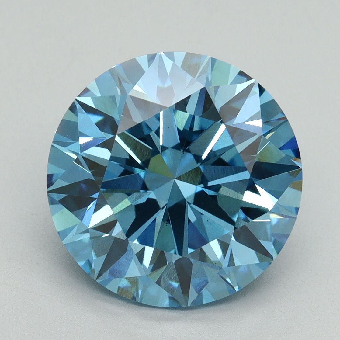 5.42 ct. round Lab Grown Diamond front image