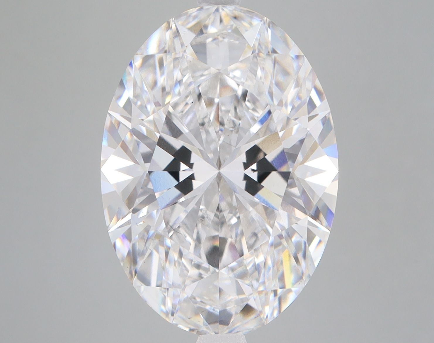 7.44 ct. oval Lab Grown Diamond front image