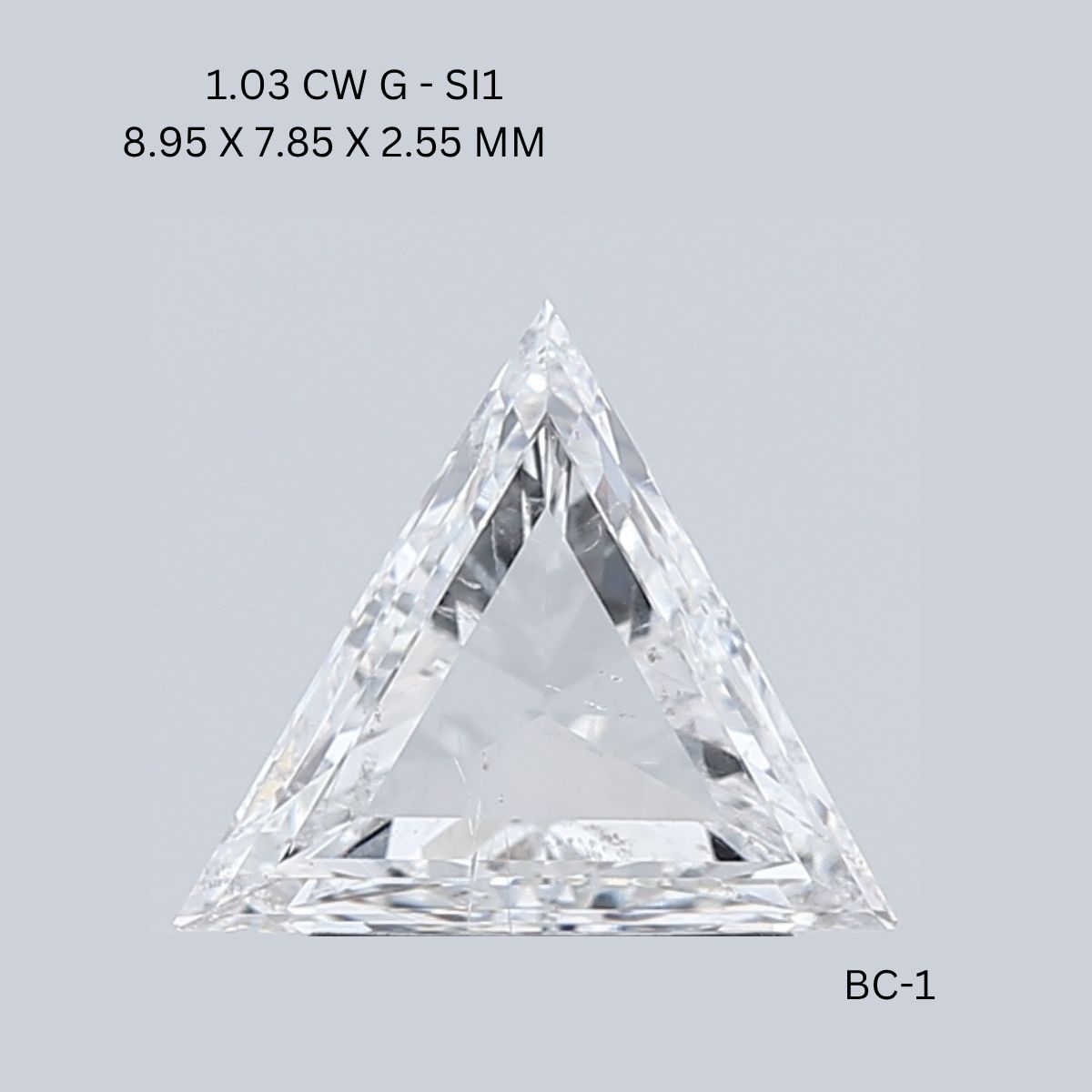1.03 Carat Triangular Diamond G SI1
