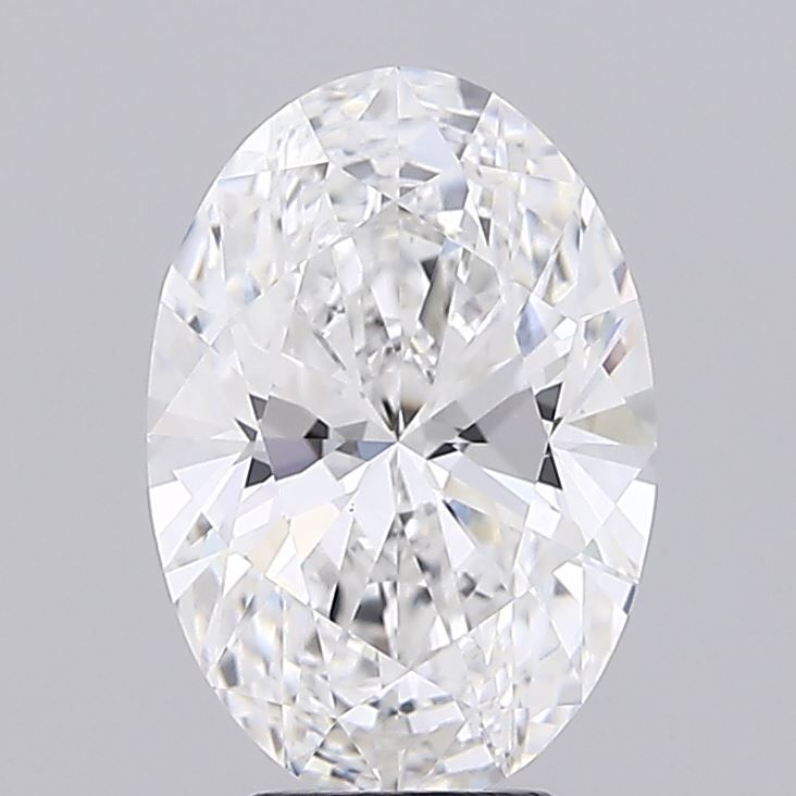 4.21 ct. oval Lab Grown Diamond front image