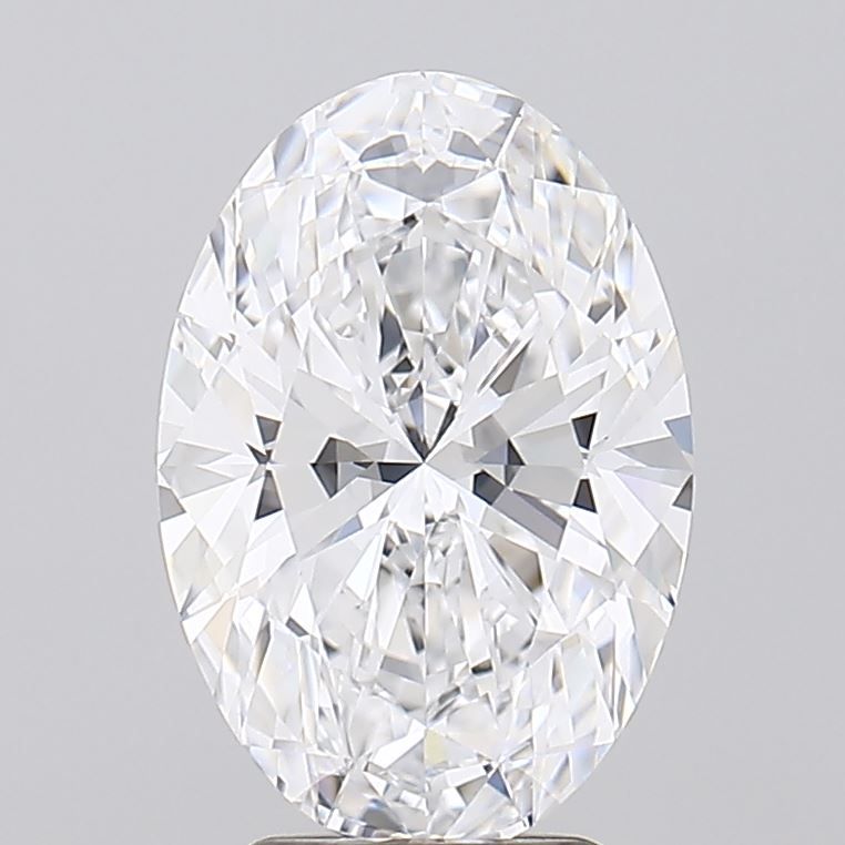 3.72 ct. oval Lab Grown Diamond front image