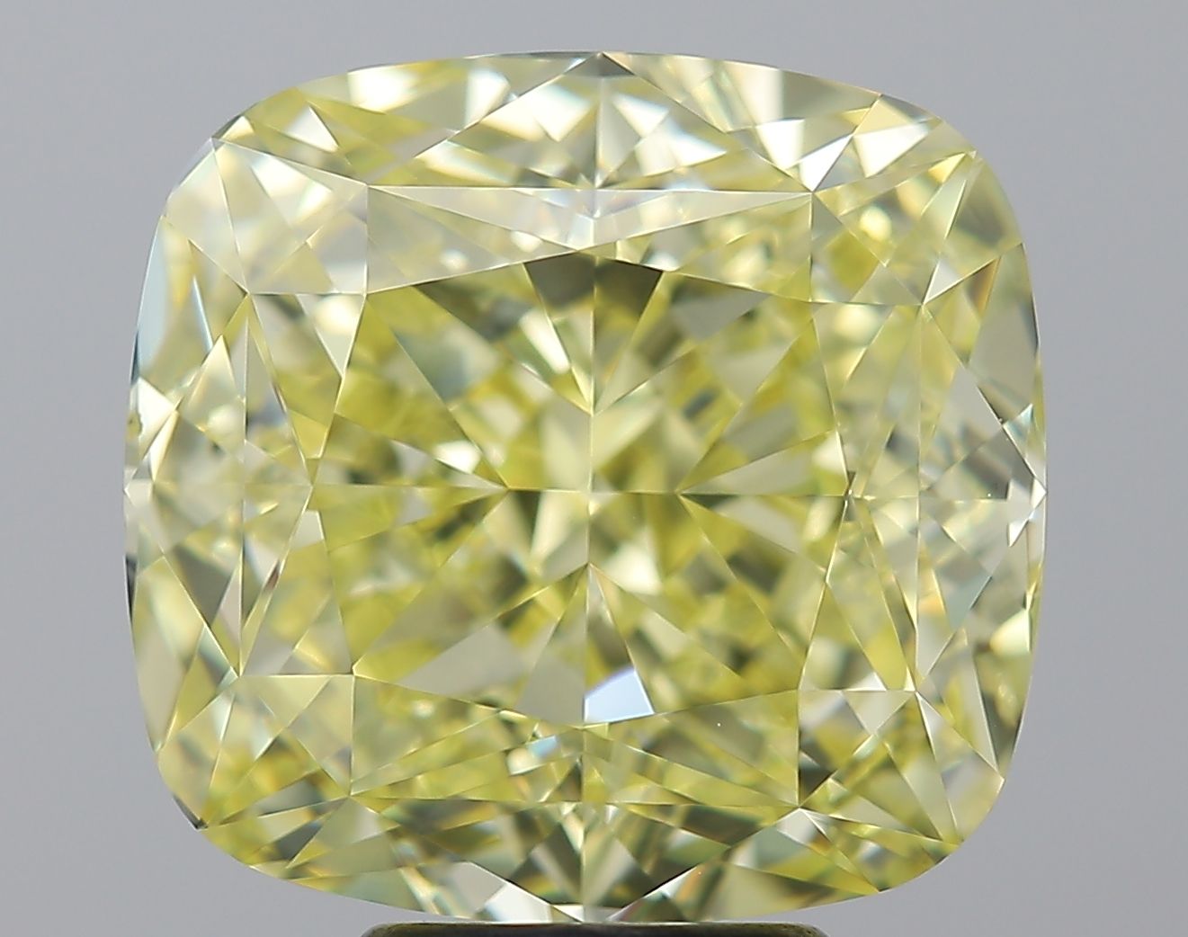 8.05 Carat Cushion modified Diamond Fancy Yellow VS2