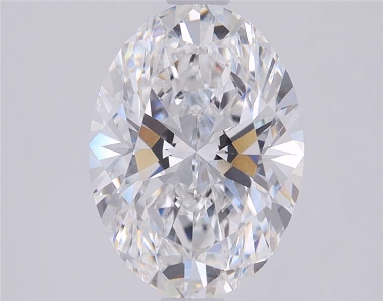 6.07 ct. oval Lab Grown Diamond front image