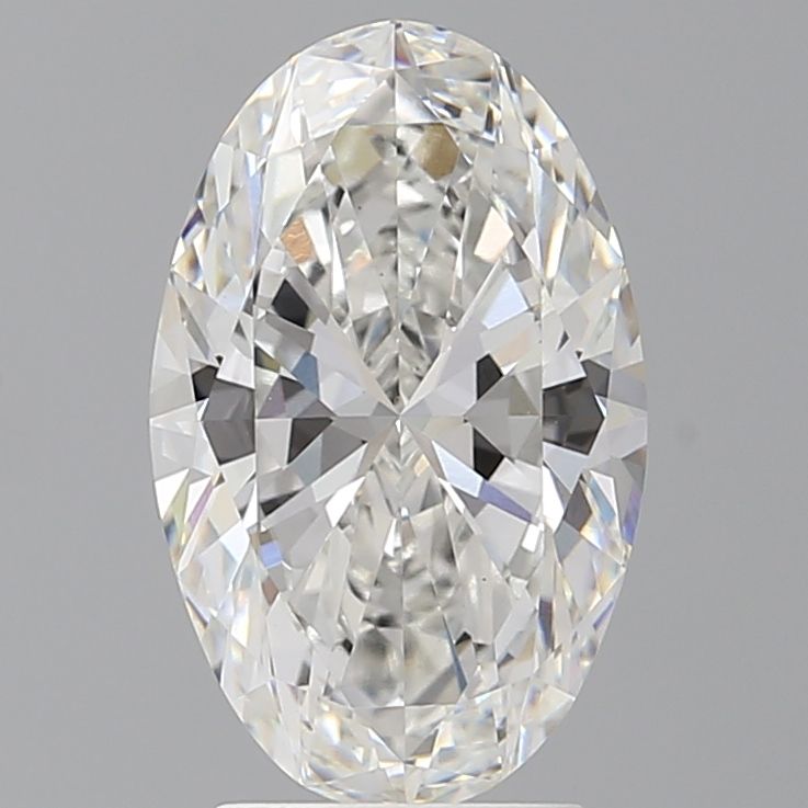 3.03 ct. oval Lab Grown Diamond front image