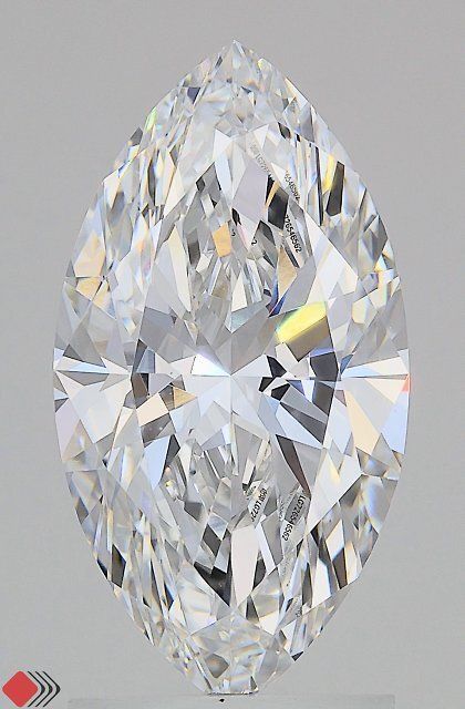 2.33 carat e IF EX Cut IGI marquise diamond