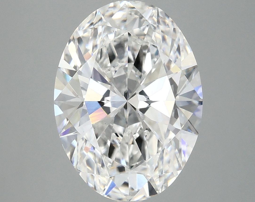 3.92 ct. oval Lab Grown Diamond front image