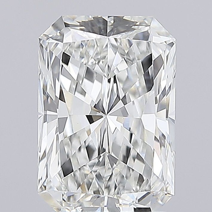 2.49 carat f VVS2 EX Cut IGI radiant diamond