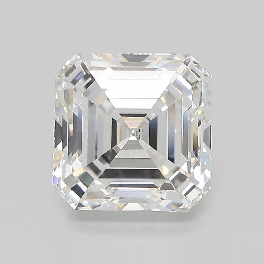3.56 ct lab-grown Asscher Diamond