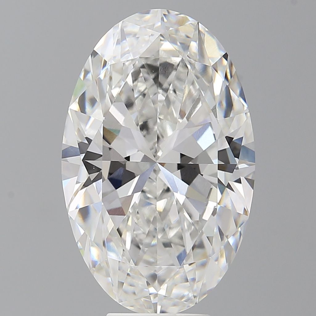 8.10 ct. oval Lab Grown Diamond front image