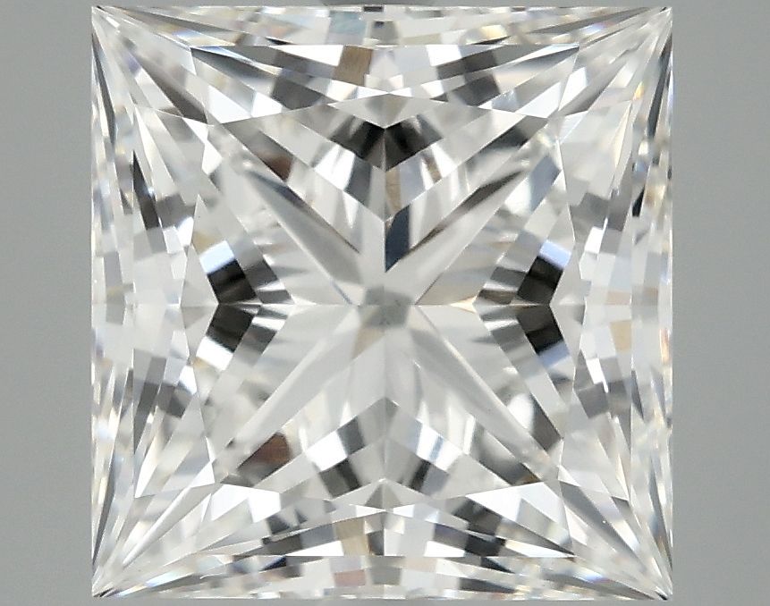 4.19 ct. princess Lab Grown Diamond front image