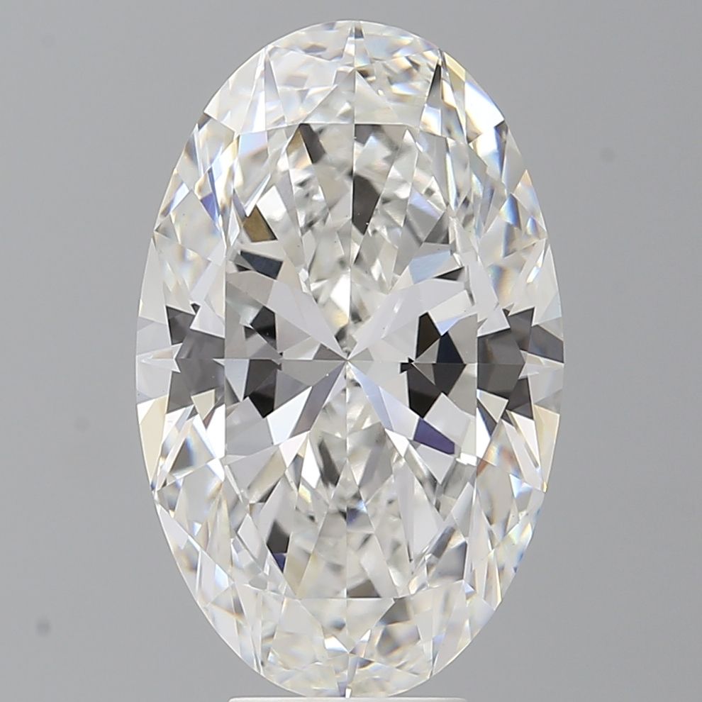 7.09 ct. oval Lab Grown Diamond front image