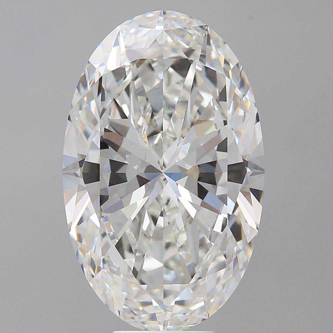 9.58 ct. oval Lab Grown Diamond front image