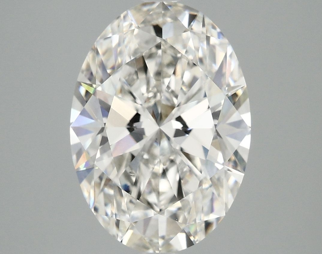 3.98 ct. oval Lab Grown Diamond front image