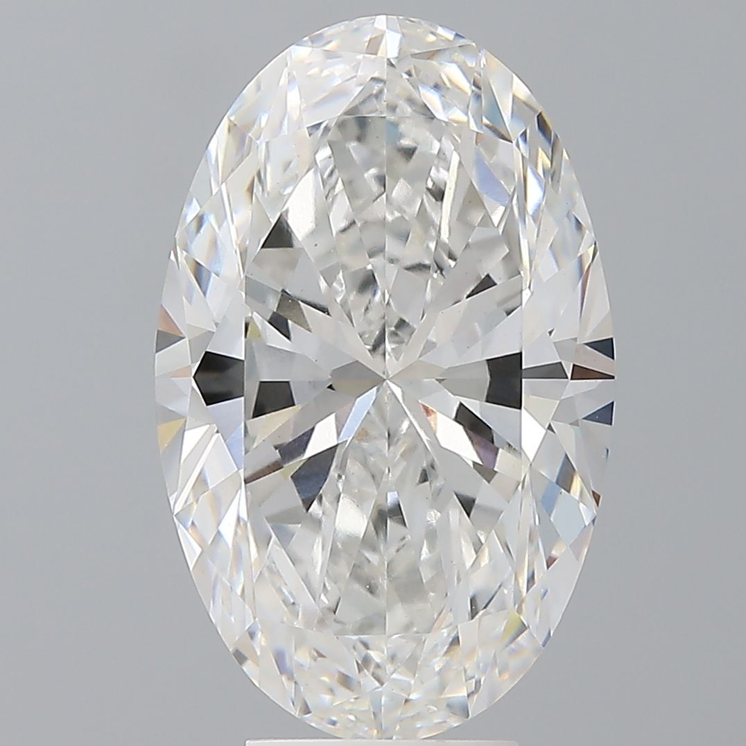 6.50 ct. oval Lab Grown Diamond front image