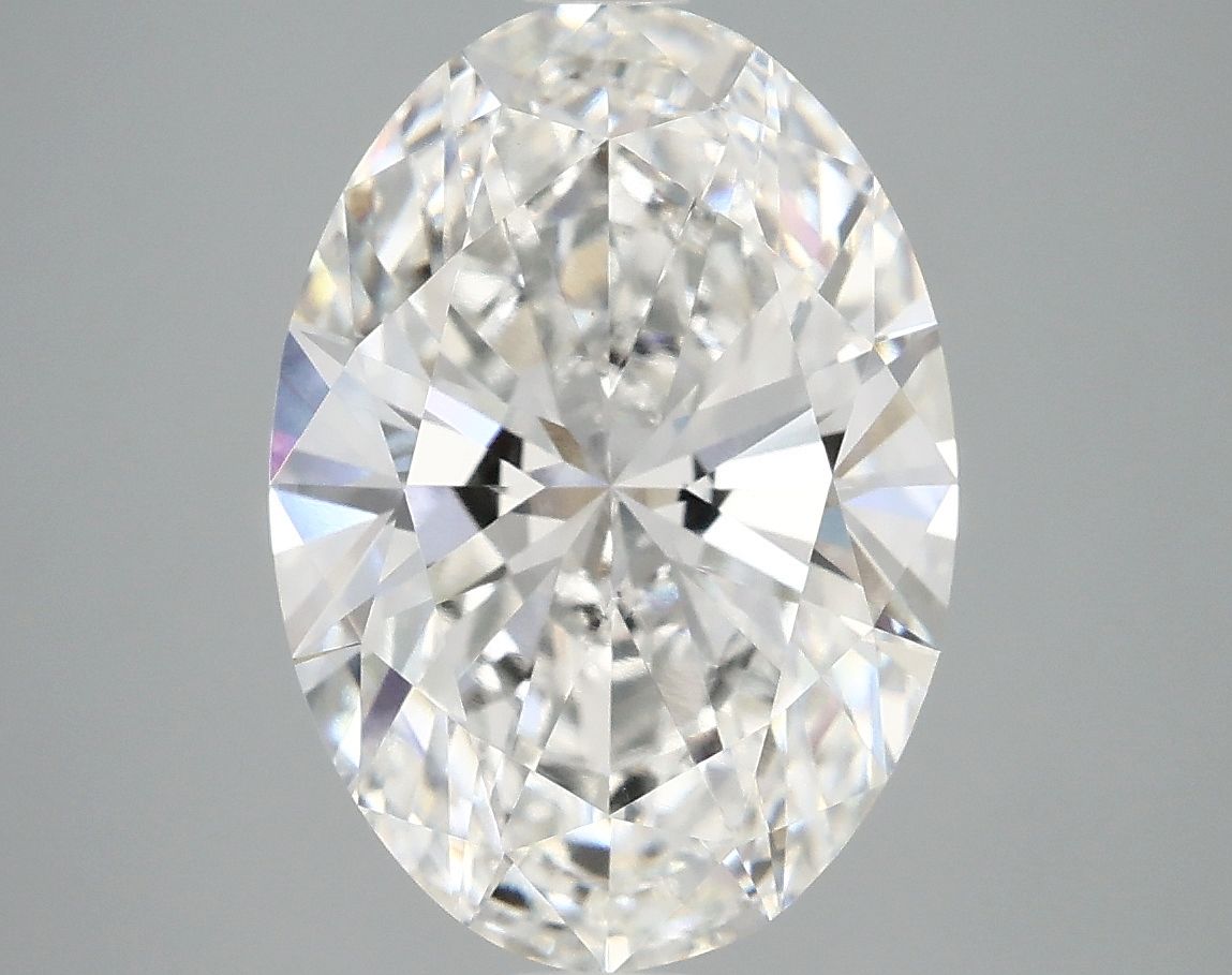 3.95 ct. oval Lab Grown Diamond front image