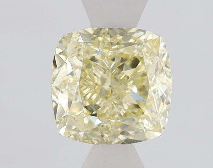 1.02 Carat Cushion brilliant Diamond Fancy Light Yellow SI1