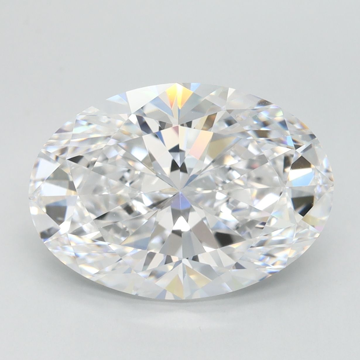 3.83 ct. oval Lab Grown Diamond front image
