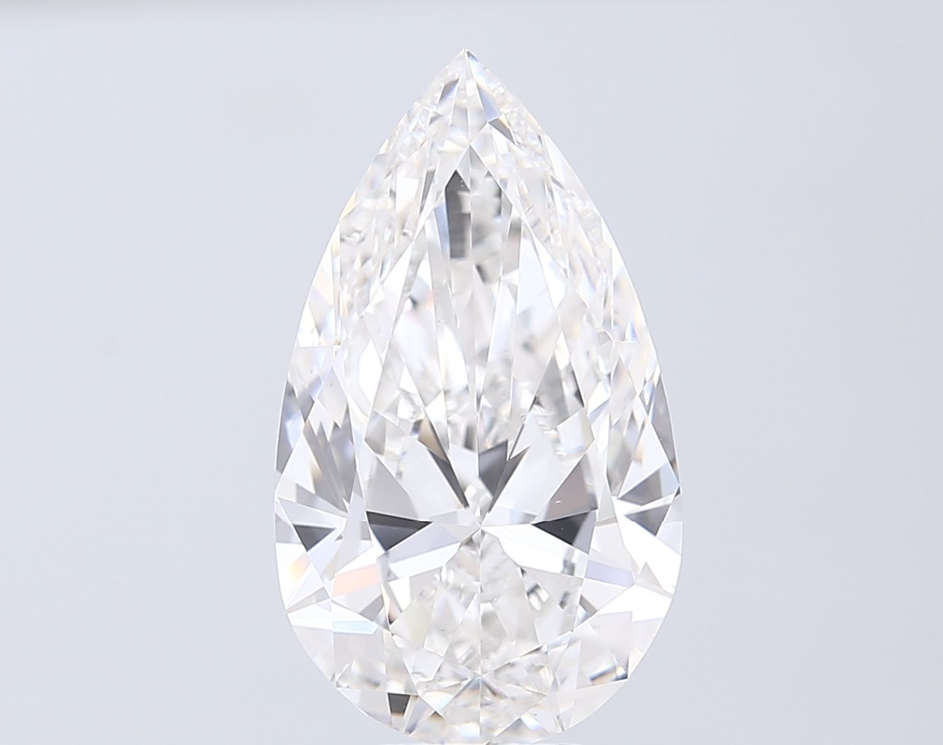 7.03 ct. pear Lab Grown Diamond front image