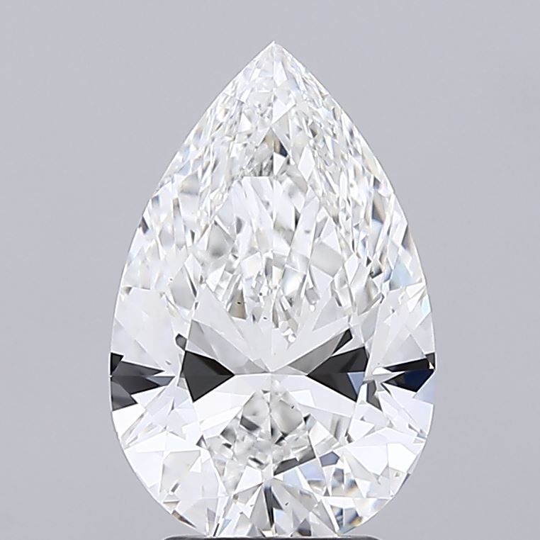 3.01 carat e VS2 EX Cut IGI pear diamond