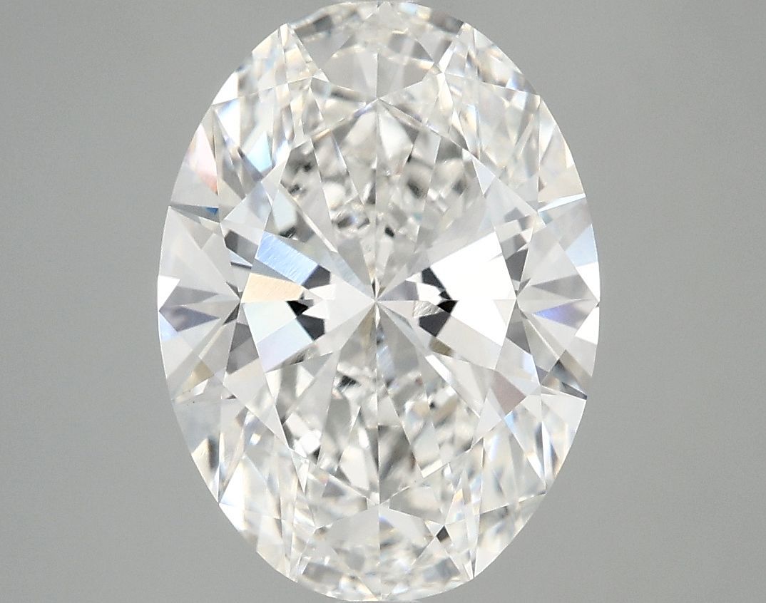 3.85 ct. oval Lab Grown Diamond front image